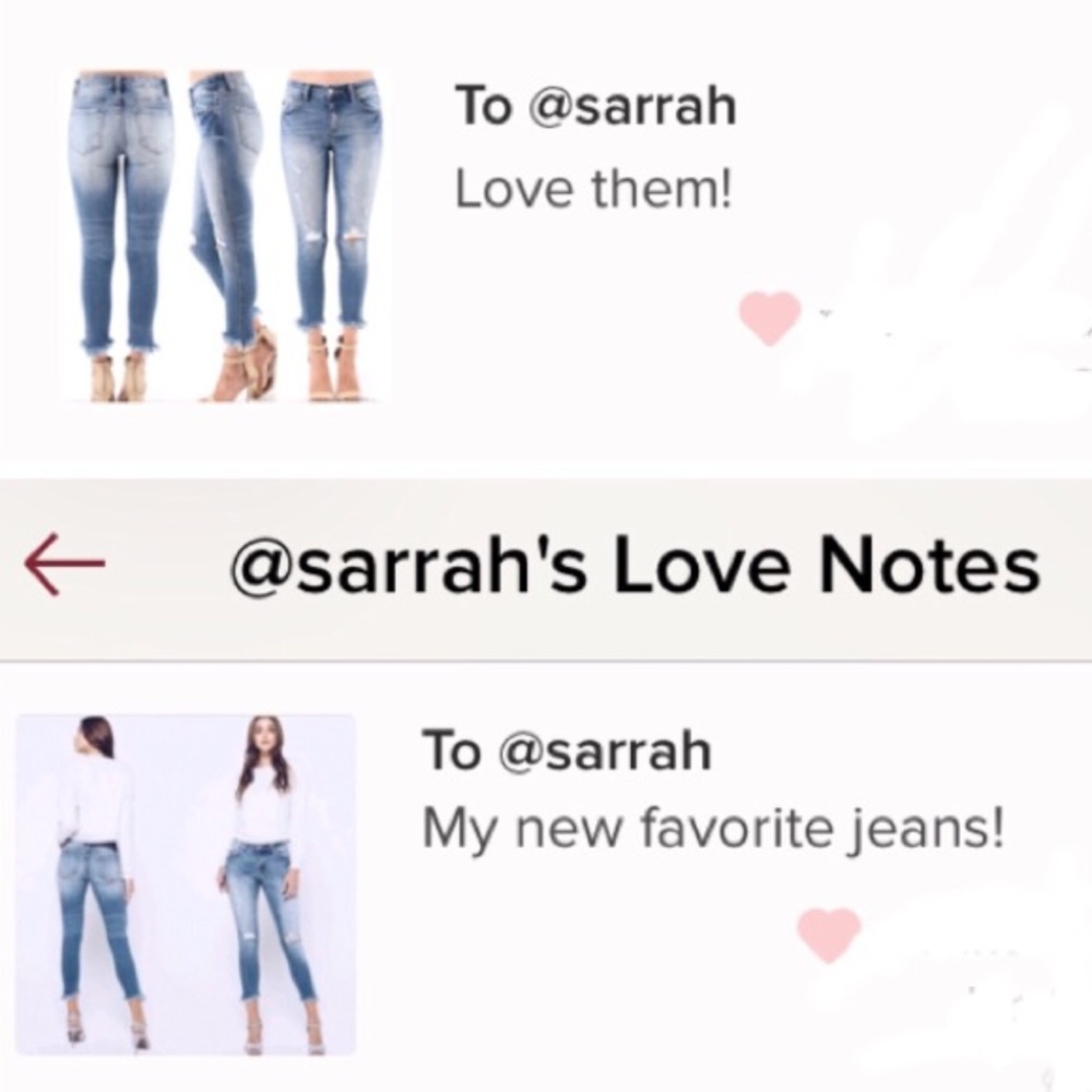 Last Pair Favorite! New Distressed Jeans wFray Hem - Picture 2 of 6